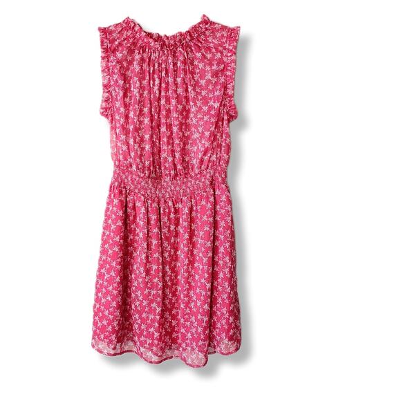 Maison D Amelie Pink Chiffon Ruffle Coquette Dress M Twee Romantic Delicate - Picture 1 of 11